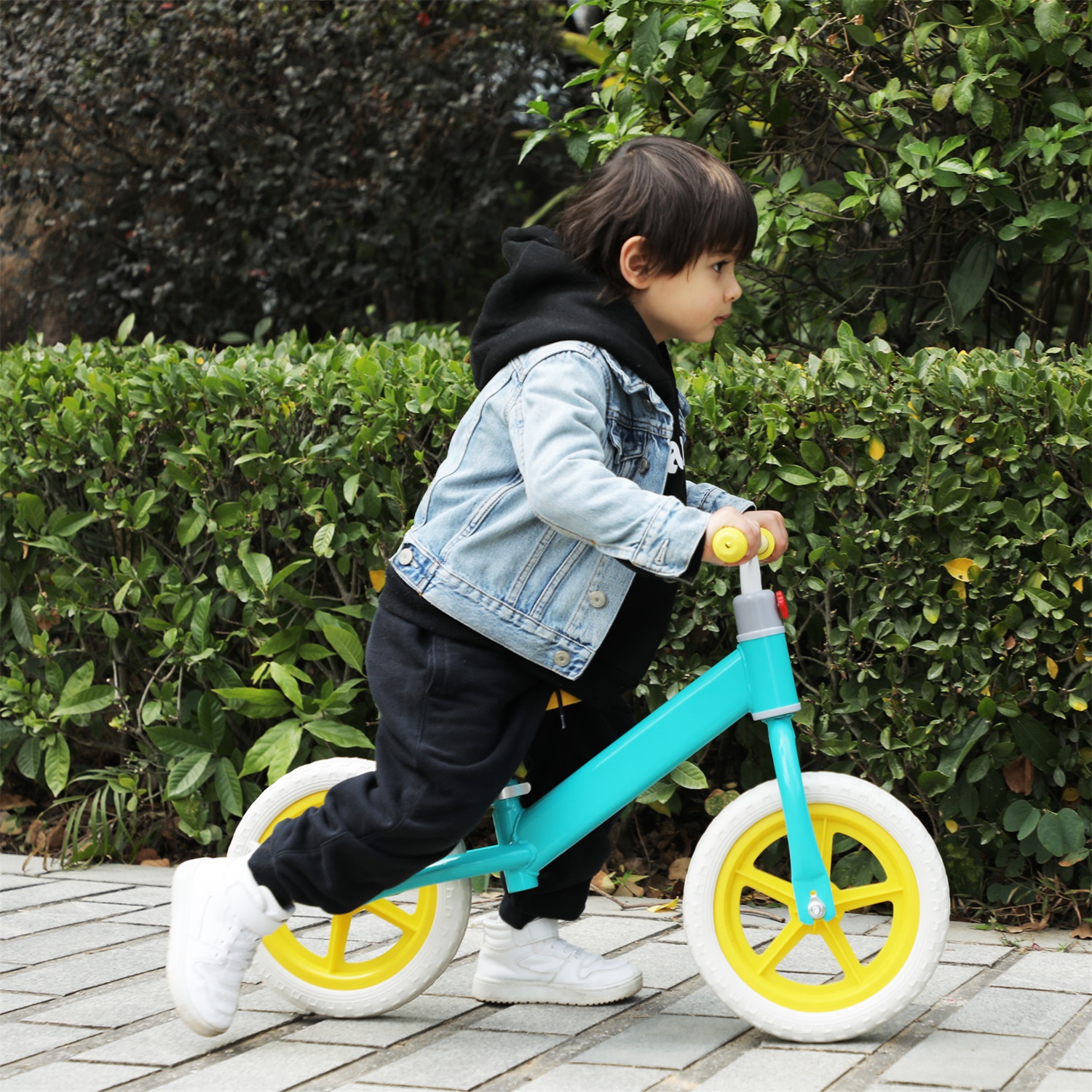 CIPACHO 11" Toddler Balance Bike 2 Year Old, Age 18 Months to 5 Years Old, Push Bicycle Steady Balancing, Gift Bike for 2-3 Boys Girls, Yellow