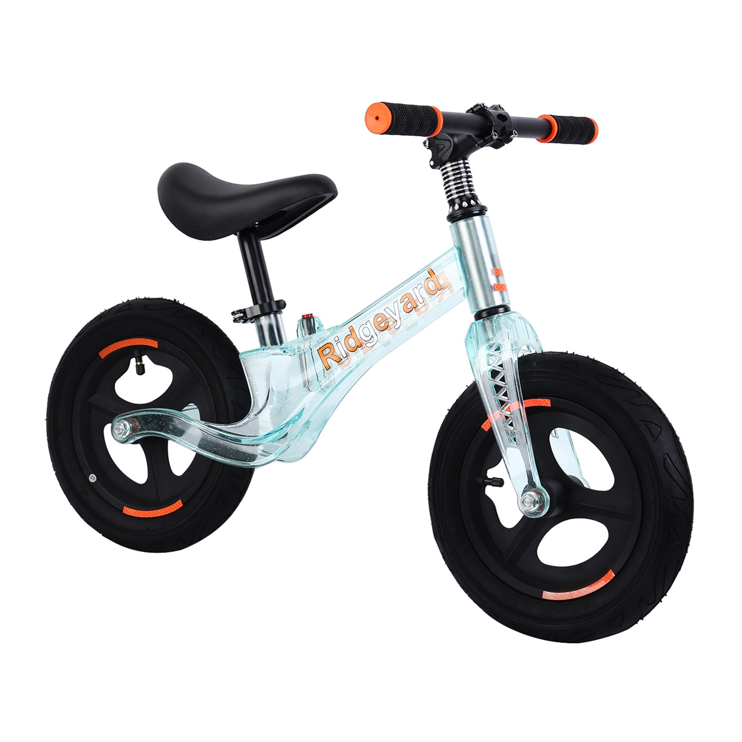 CIPACHO 12" Balance Bike for Kids, No Pedal Toddler Push Bicycle with LED Flashing Lights, Children Ride Pre Bike Glowing Adjustable for 2-6 Years Old Boys Girls, Blue