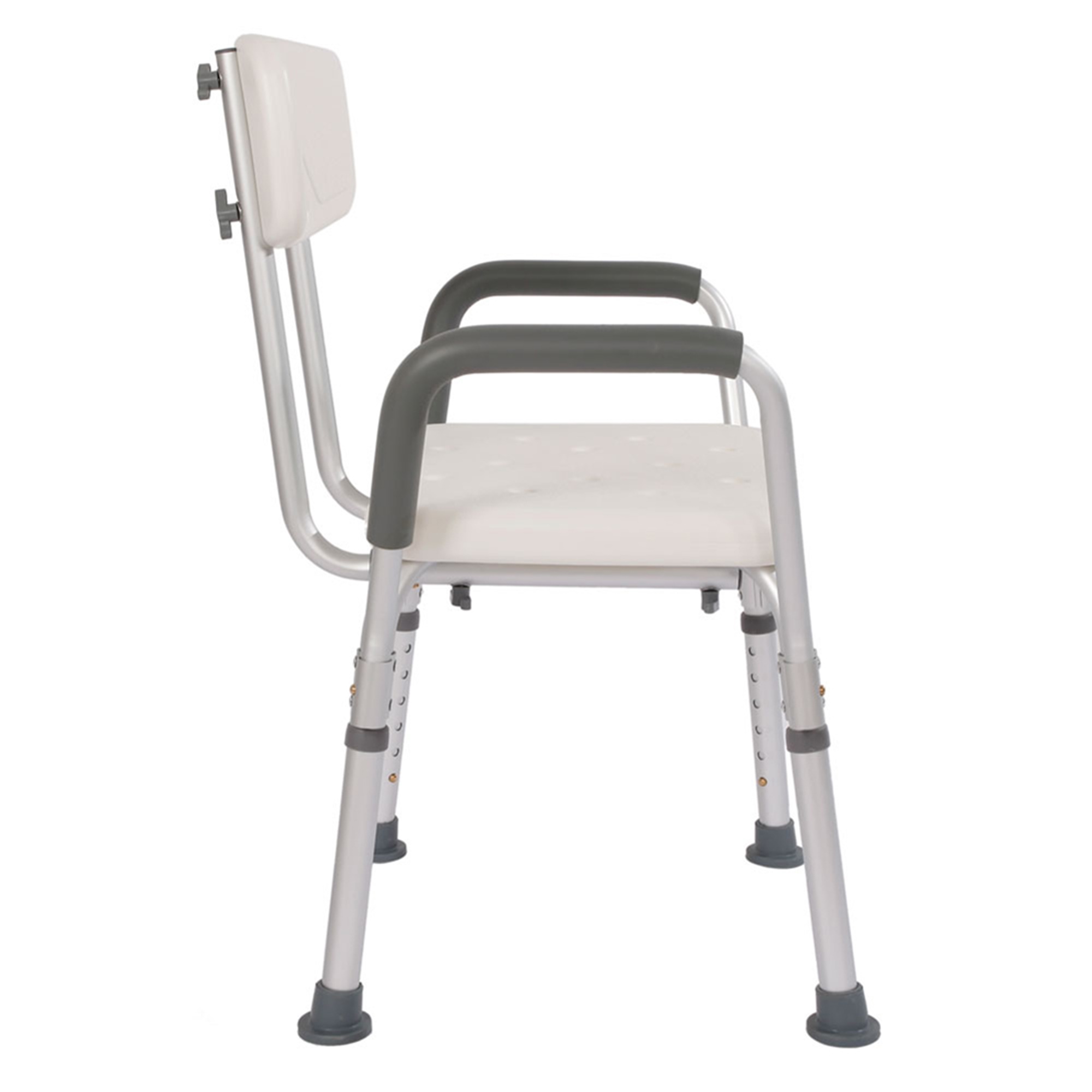Kepooman Bath Chair and Shower Chair, Shower Stools with Back & Handle, Shower Bench Seat for Elderly, Handicap, White Kepooman Bath Chair and Shower Chair, Shower Stools with Back & Handle, Shower Bench Seat for Elderly, Handicap, White