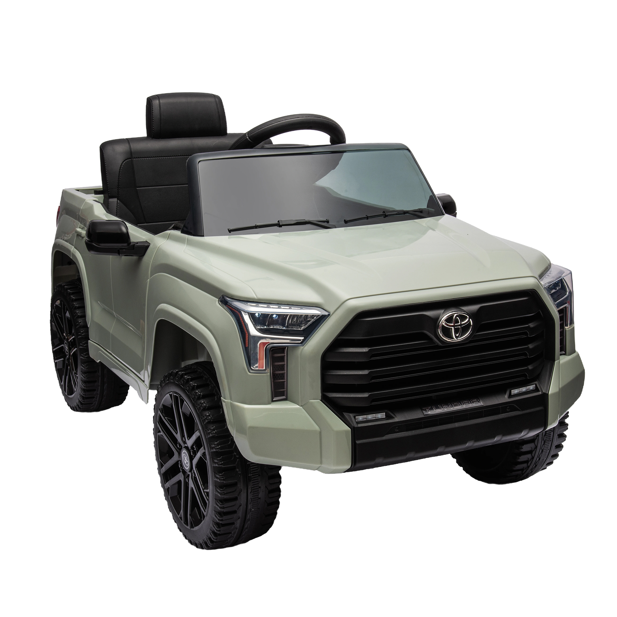 CIPACHO 12V Kids Electric Ride On Car Toy Licensed Toyota Tundra Pickup with 2.4G Remote Control, Car for kids 3 Speed Adjustable, Green