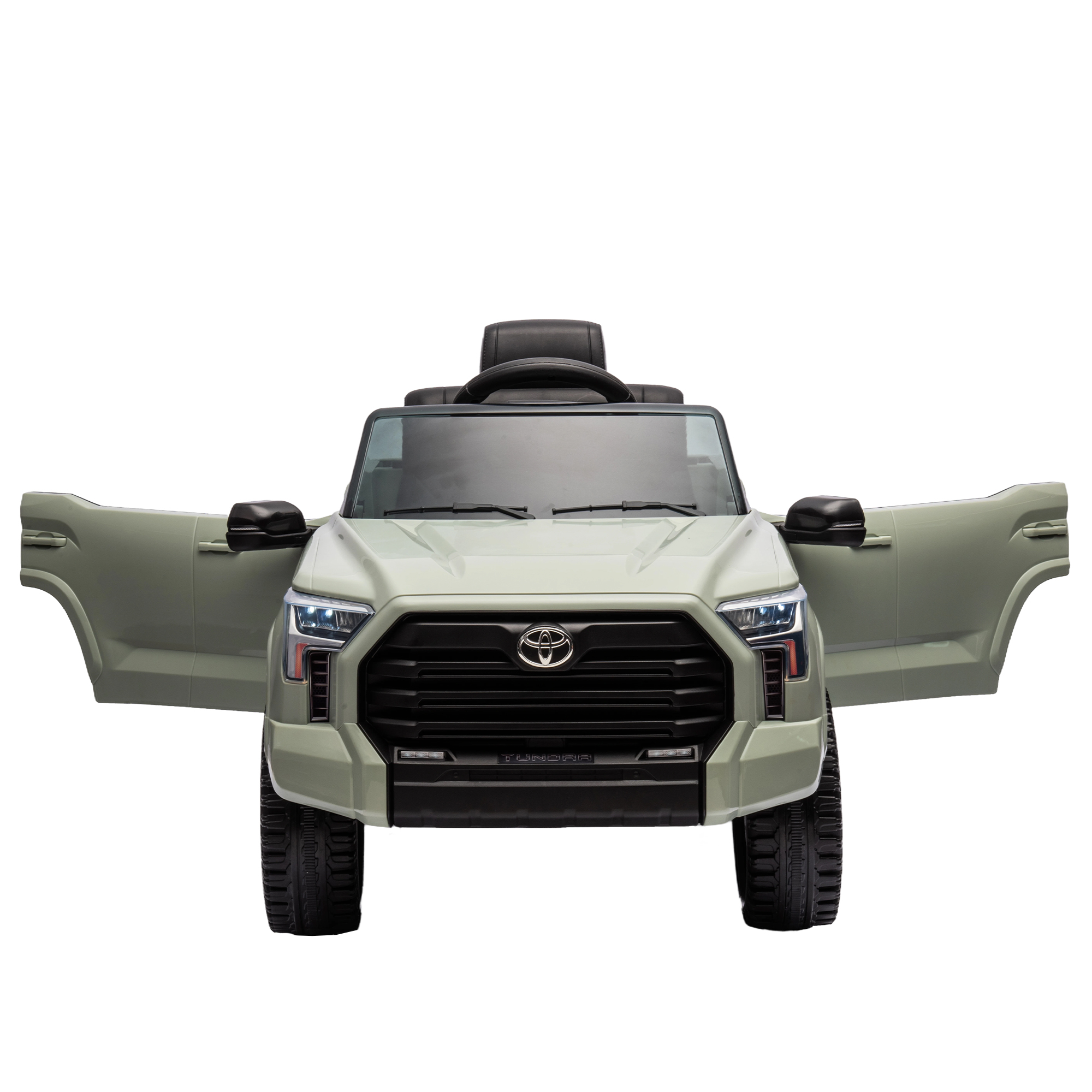 CIPACHO 12V Kids Electric Ride On Car Toy Licensed Toyota Tundra Pickup with 2.4G Remote Control, Car for kids 3 Speed Adjustable, Green