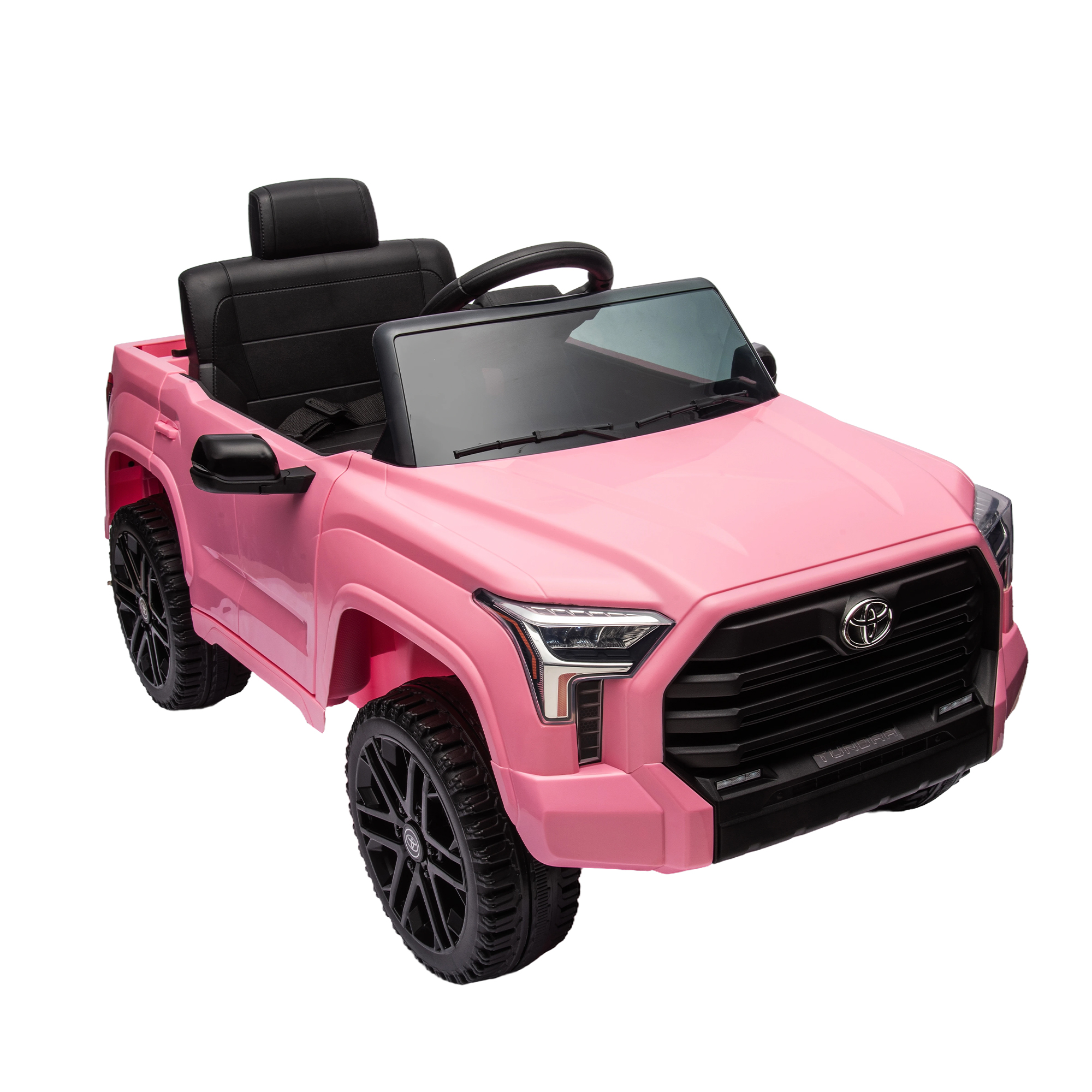 CIPACHO 12V Kids Electric Ride On Car Toy Licensed Toyota Tundra Pickup with 2.4G Remote Control, Car for kids 3 Speed Adjustable, Pink