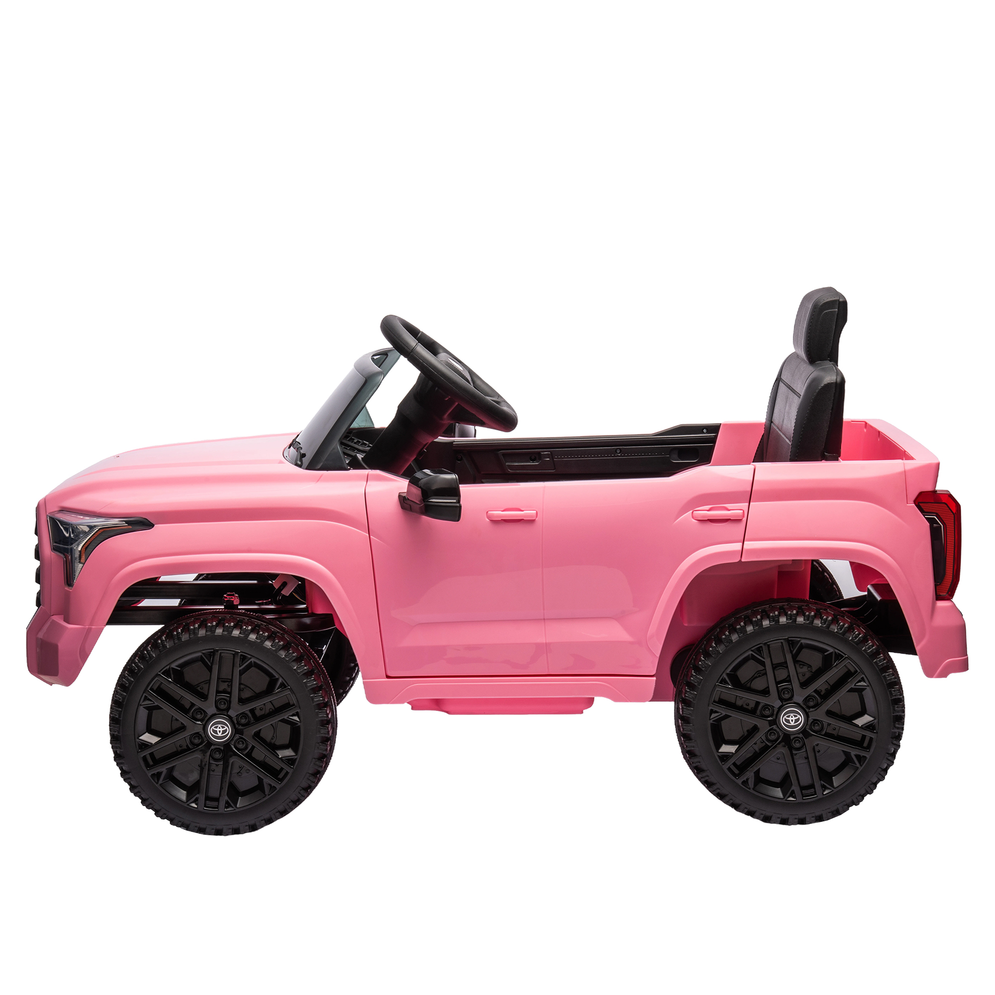 CIPACHO 12V Kids Electric Ride On Car Toy Licensed Toyota Tundra Pickup with 2.4G Remote Control, Car for kids 3 Speed Adjustable, Pink