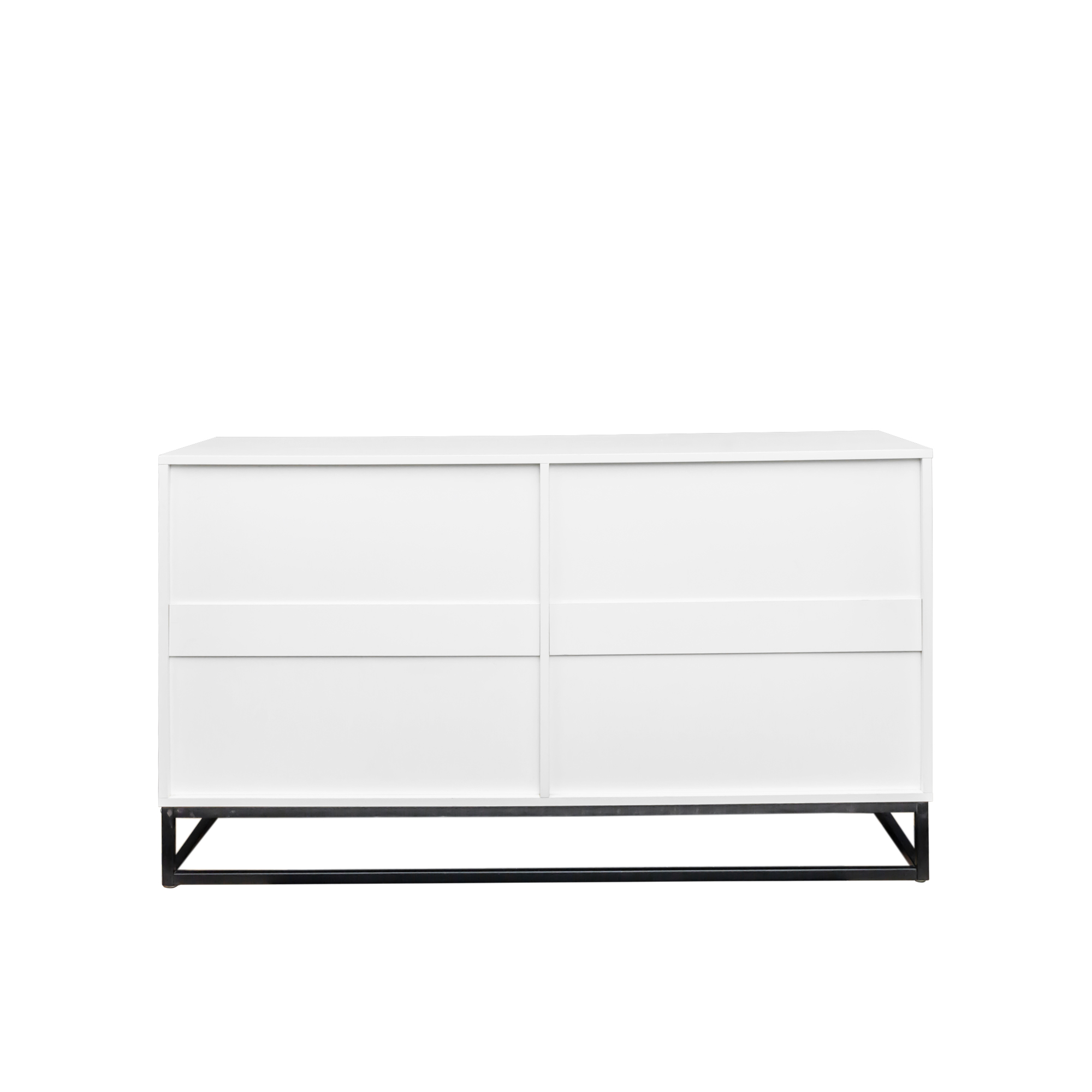 Spaco Dresser for Bedroom 6 Drawers Dresser& Chests of Drawers, White Dresser