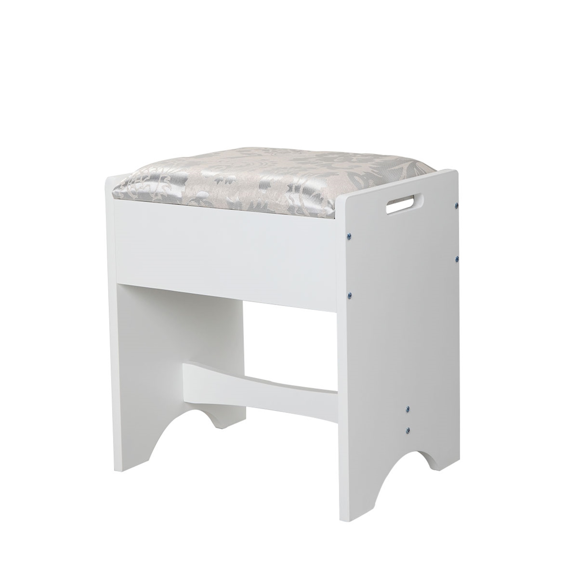 Spaco Small Makeup Vanity Desk with Mirror Makeup Vanity, White Vanity