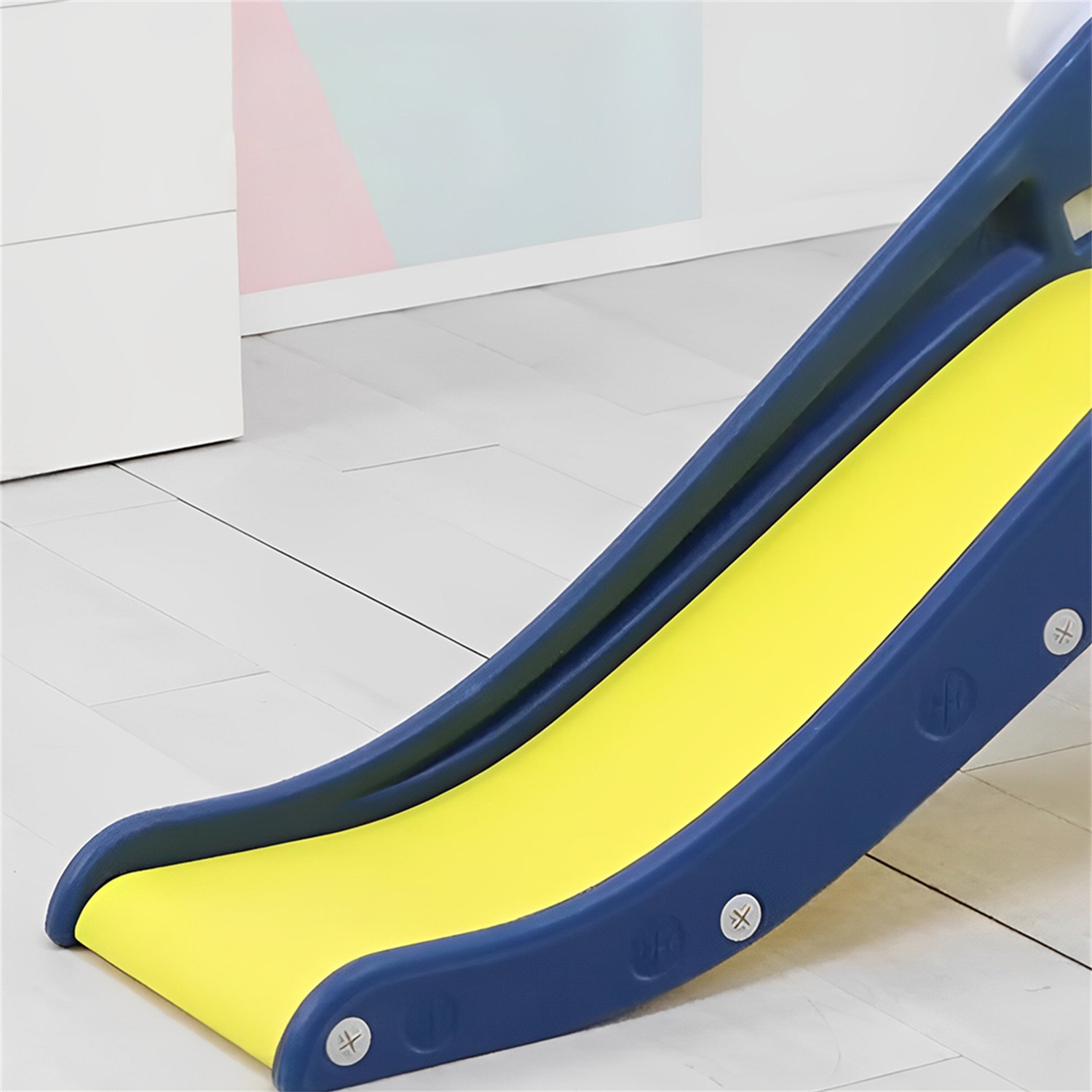 CIPACHO Kids Slide Toys, Play Climber Slide Playset for Toddler Age 1-3, Navy