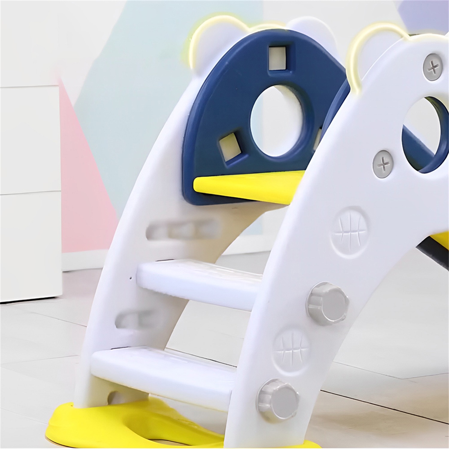 CIPACHO Kids Slide Toys, Play Climber Slide Playset for Toddler Age 1-3, Navy