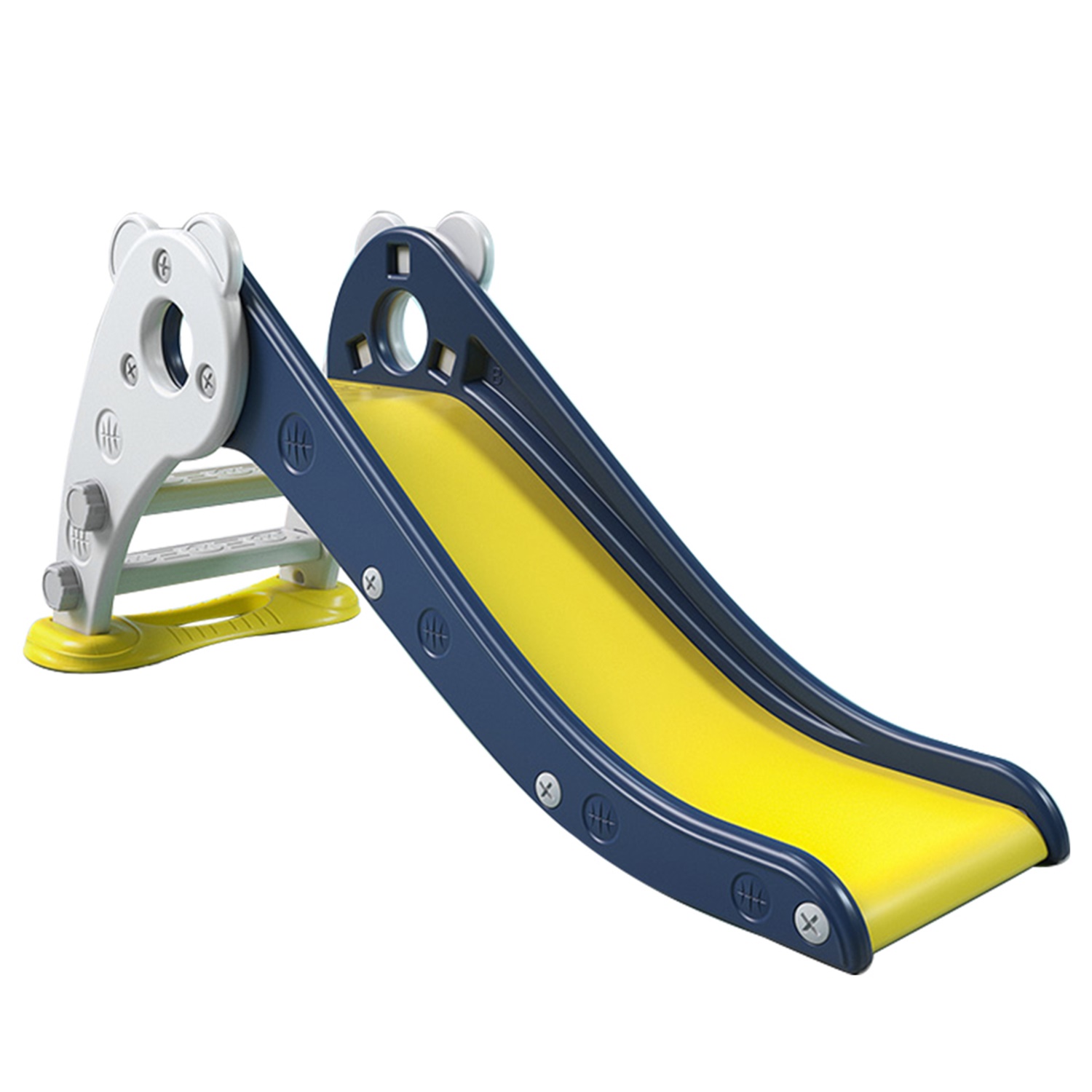 CIPACHO Kids Slide Toys, Play Climber Slide Playset for Toddler Age 1-3, Navy