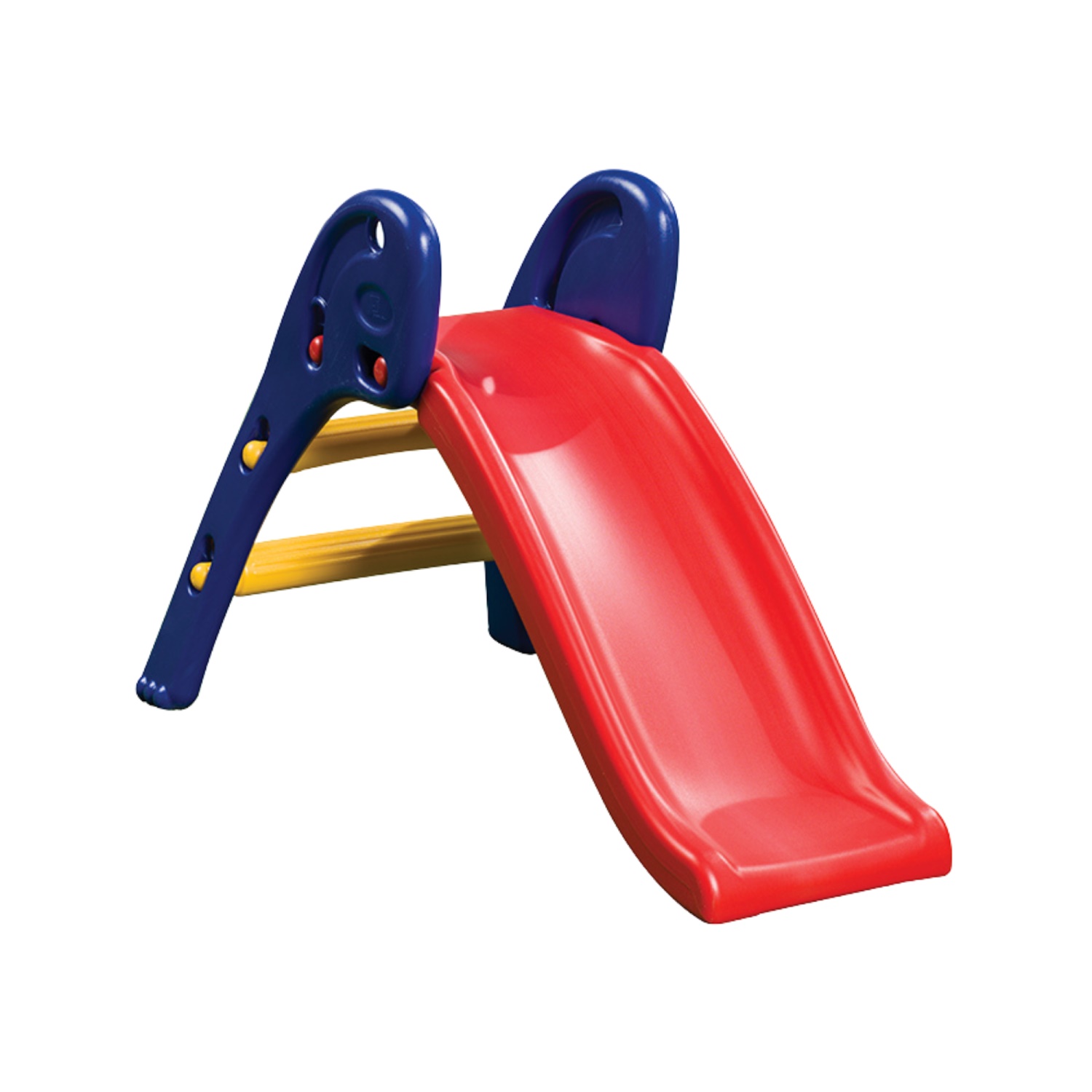 CIPACHO Kids Plastic Slide for Toddler Age 1-3, Indoor Outdoor Climber Slide with Foldable, Red