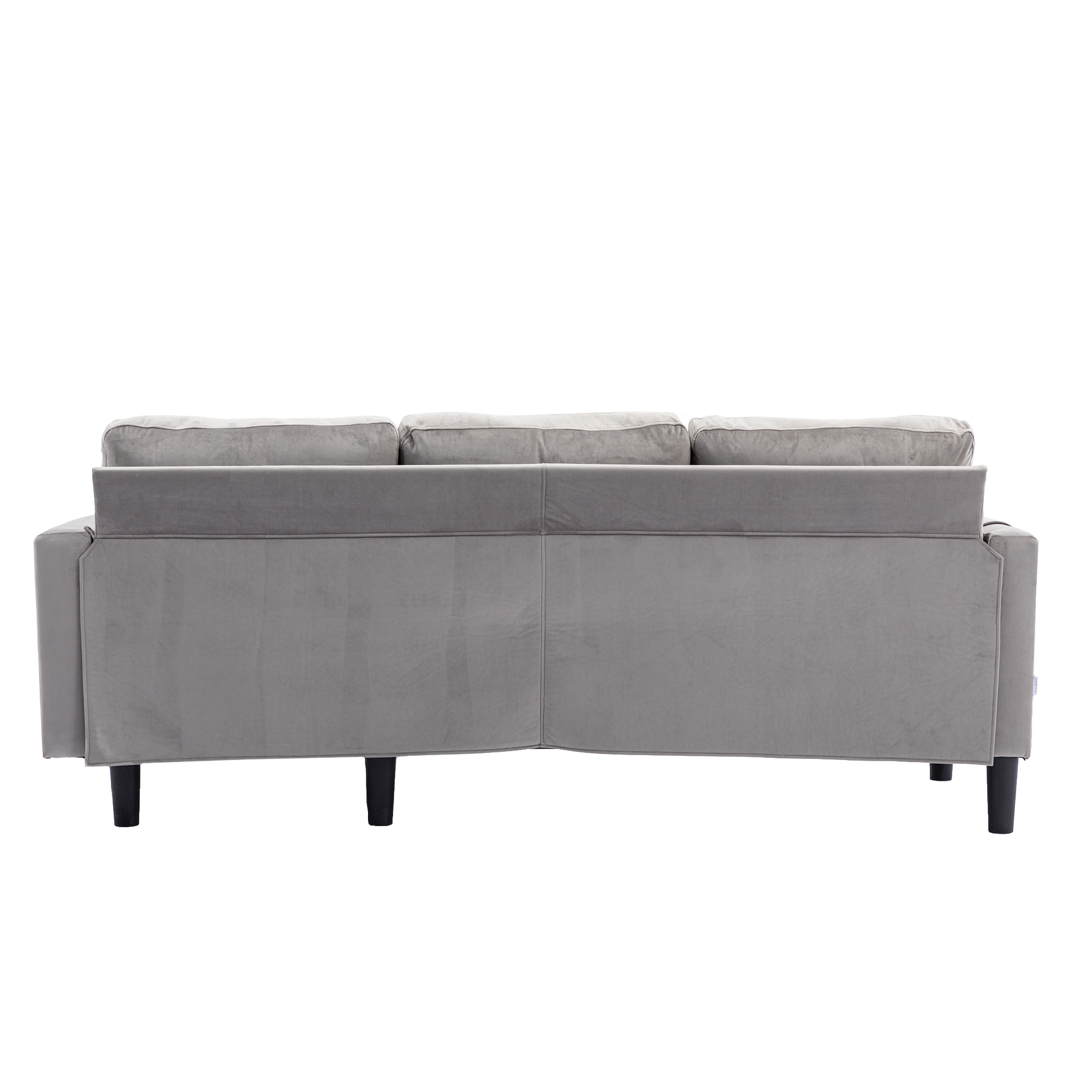 Resenkos L Shaped 4-Seat Sleeper Sectional Sofa Couch Pull-Out Bed and Storage Chaise Lounge, Gray Resenkos L Shaped 4-Seat Sleeper Sectional Sofa Couch Pull-Out Bed and Storage Chaise Lounge, Gray
