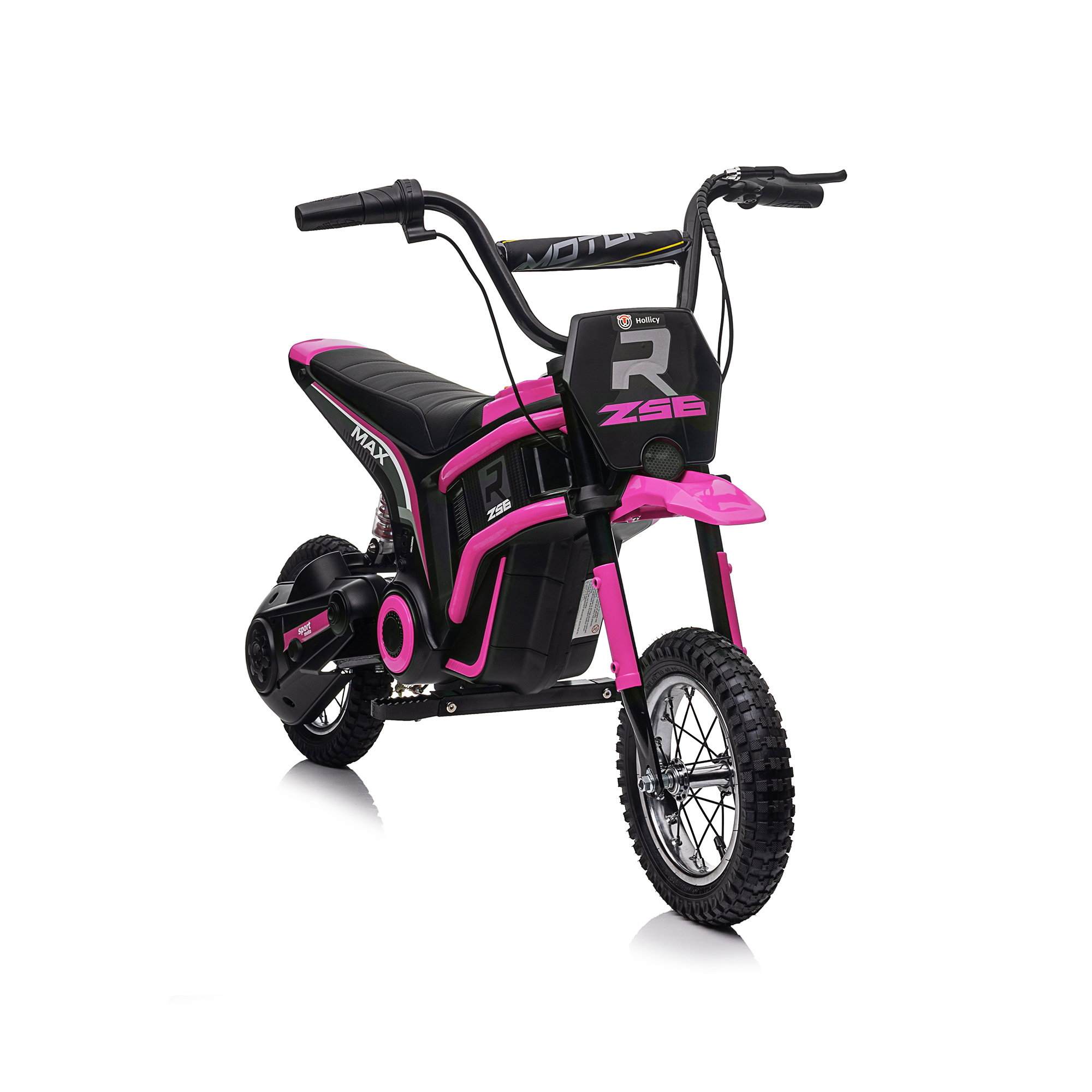 CIPACHO 24V Electric Kids Motorcycle Ride On Toy Dirt Bike-XXL Large, Motocross for Kids 8-12, Speeds up to 14.29mph, Pink