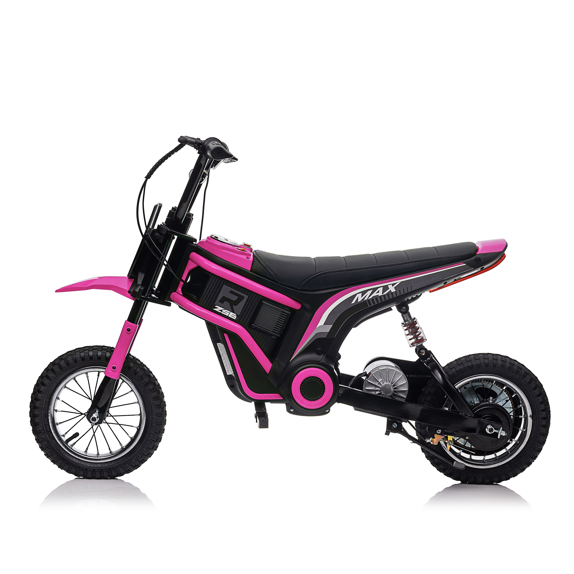 CIPACHO 24V Electric Kids Motorcycle Ride On Toy Dirt Bike-XXL Large, Motocross for Kids 8-12, Speeds up to 14.29mph, Pink