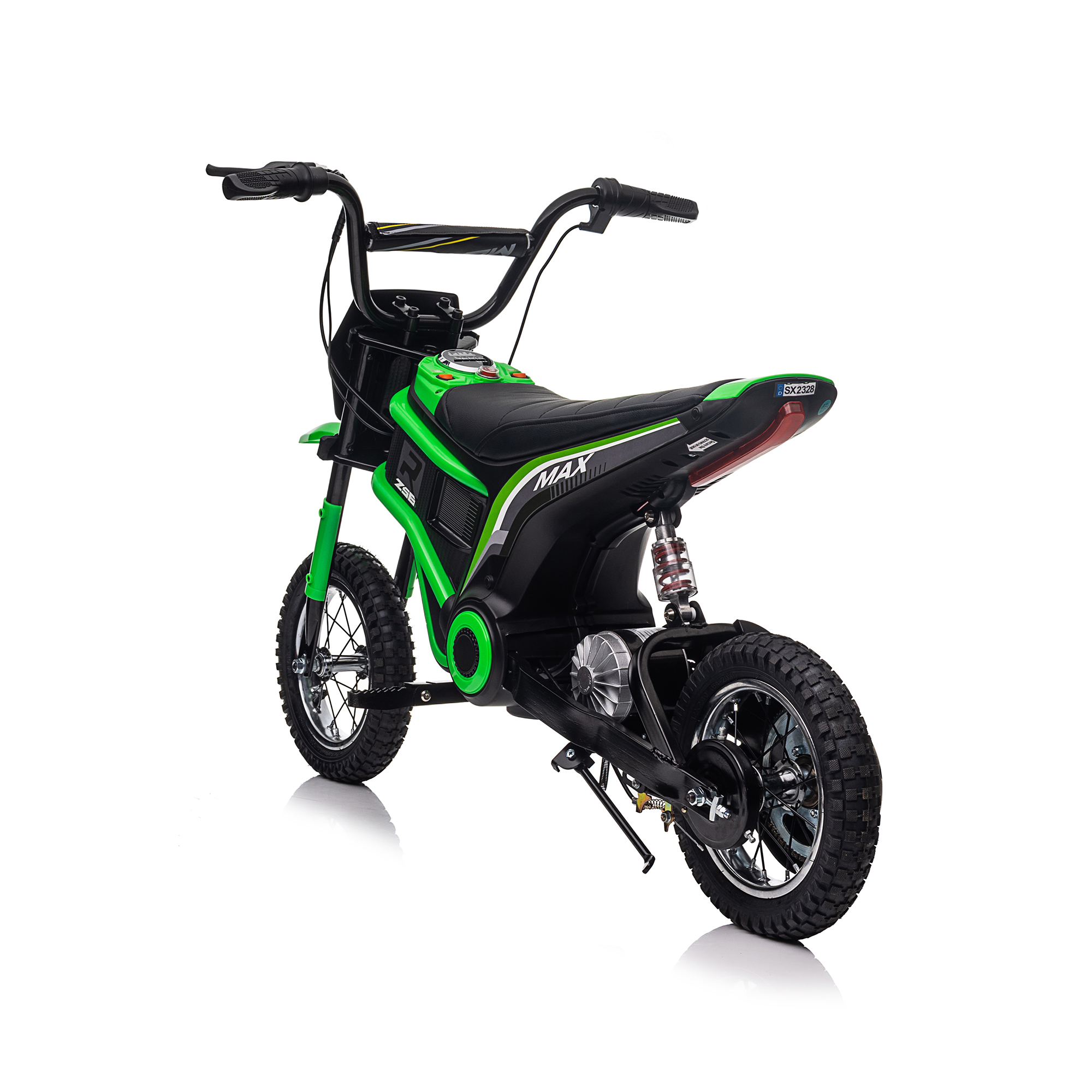 CIPACHO 24V Electric Kids Motorcycle Ride On Toy Dirt Bike-XXL Large, Motocross for Kids 8-12, Speeds up to 14.29mph, Green