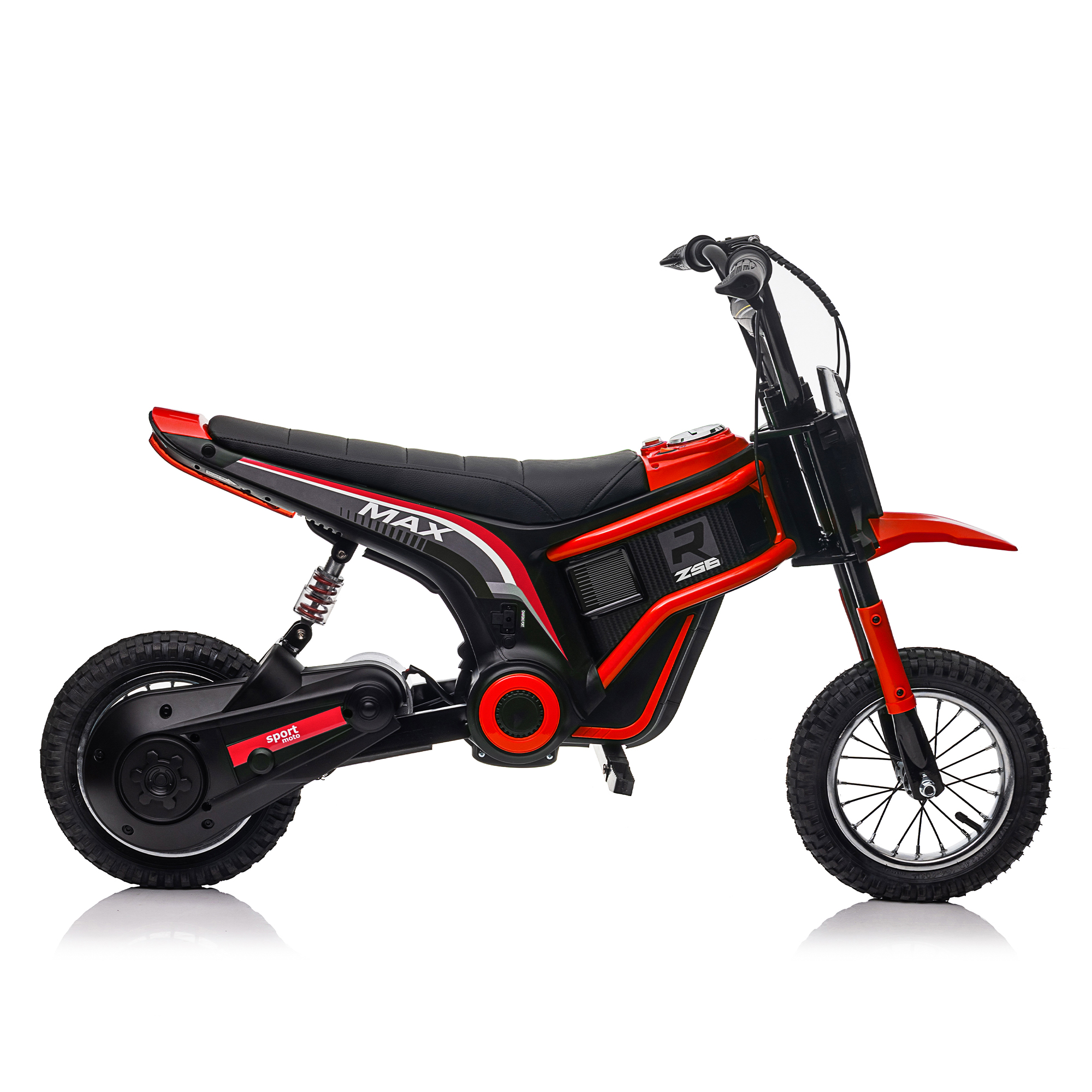 CIPACHO 24V Electric Kids Motorcycle Ride On Toy Dirt Bike-XXL Large, Motocross for Kids 8-12, Speeds up to 14.29mph, Red